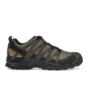 Salomon �T������ �����Y �X�j�[�J�[ �ySalomon XA Pro 3D Distressed Leather Dark Earth Black�z �T�C�Y US_5(23.0cm) Dark Earth/Black/Deep Lichen Green