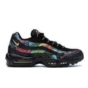 Nike �i�C�L �����Y �X�j�[�J�[ �yNike Air Max 95 Galaxy Splatter�z �T�C�Y US_10.5(28.5cm) Black/Metallic Gold-Cobalt Blaze