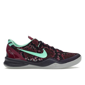 Nike �i�C�L �����Y �X�j�[�J�[ �yNike Kobe 8 Pit Viper�z �T�C�Y US_10(28.0cm) Purple Dynasty/Raspberry Red-Wolf Grey-Green Glow