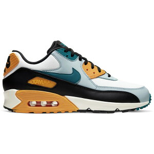Nike �i�C�L �����Y �X�j�[�J�[ �yNike Air Max 90 Essential Blue Gold�z �T�C�Y US_9.5(27.5cm) Sail/Geode Teal-Kumquat-Ocean Cube