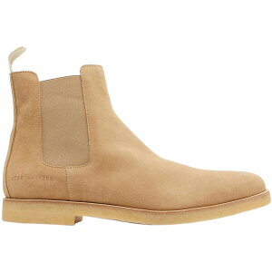 Common Projects �R�����E�v���W�F�N�c �����Y �X�j�[�J�[ �yCommon Projects Chelsea Boot Suede Tan�z �T�C�Y EU_43(28.0cm) Tan