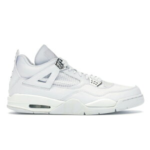 Jordan �W���[�_�� �����Y �X�j�[�J�[ �yJordan 4 Retro Pure Money (2006)�z �T�C�Y US_7.5(25.5cm) White/Metallic-Silver