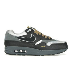 Nike �i�C�L �����Y �X�j�[�J�[ �yNike Air Max 1 .SWOOSH Low Poly Big Head Mode�z �T�C�Y US_M_16 Dark Smoke Grey/White/Metallic Gold