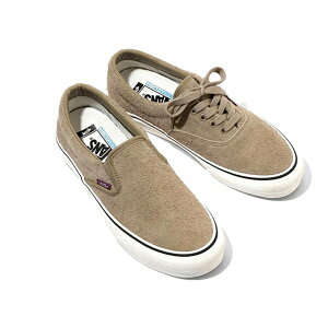 Vans �o���Y �����Y �X�j�[�J�[ �yVans Era Slip-On Needles Taupe�z �T�C�Y US_9.5(27.5cm) Taupe/Beige/White