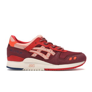 ASICS �A�V�b�N�X �����Y �X�j�[�J�[ �yASICS Gel-Lyte III Ronnie Fieg Volcano 2.0�z �T�C�Y US_10(28.0cm) Burgundy/Ash Pink