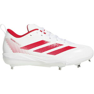adidas �A�f�B�_�X �����Y �X�j�[�J�[ �yadidas Adizero Instinct 2.0 White Team Power Red�z �T�C�Y US_6(24.0cm) Cloud White/Team Power Red 2/Team Power Red 2