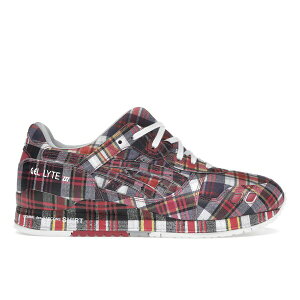 ASICS �A�V�b�N�X �����Y �X�j�[�J�[ �yASICS Gel-Lyte III '07 Remastered Comme des Gar§ons SHIRT Red Plaid�z �T�C�Y US_6(24.0cm) Red