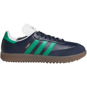 adidas �A�f�B�_�X �����Y �X�j�[�J�[ �yadidas Samba Spikeless Golf Night Indigo Court Green�z �T�C�Y US_12(30.0cm) Night Indigo/Court Green/Cloud White