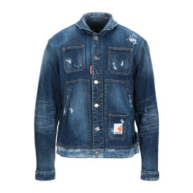 【送料無料】 ディースクエアード メンズ ジャケット＆ブルゾン アウター Denim outerwear Blue