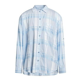 【送料無料】 ゲーエムベーハー メンズ シャツ トップス Shirts Sky blue