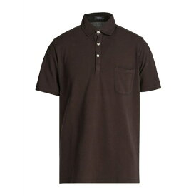 【送料無料】 ロッソピューロ メンズ ポロシャツ トップス Polo shirts Brown