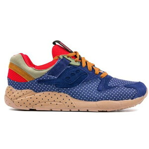 Saucony �T�b�J�j�[ �����Y �X�j�[�J�[ �ySaucony Grid 9000 Bodega Polka Dot Pack�z �T�C�Y US_10(28.0cm) Blue/Tan
