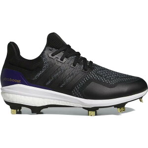 adidas AfB_X Y Xj[J[ yadidas Ultra Boost 1.0 DNA Dugout Cleats OG Black Gold Purplez TCY US_7(25.0cm) Core Black/Core Black/Gold Metallic