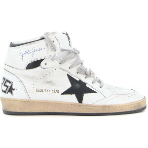 Golden Goose �S�[���f���O�[�X �����Y �X�j�[�J�[ �yGolden Goose Sky-Star Leather White Black�z �T�C�Y US_9(27.0cm) White/Black