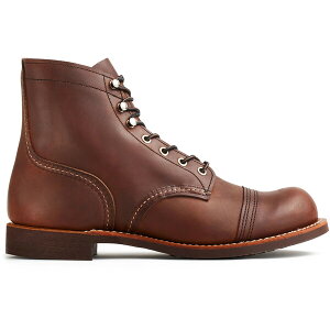 Red Wing Shoes ���b�h�E�B���O �����Y �X�j�[�J�[ �yRed Wing Shoes Iron Ranger 6-Inch Boot Heritage #8111 Amber Harness Leather�z �T�C�Y US_8(26.0cm) Amber Harness Leather