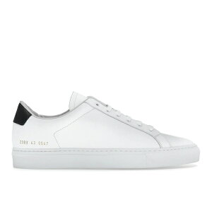 Common Projects �R�����E�v���W�F�N�c �����Y �X�j�[�J�[ �yCommon Projects Retro Classic Low White Black�z �T�C�Y US_8(26.0cm) White/Black