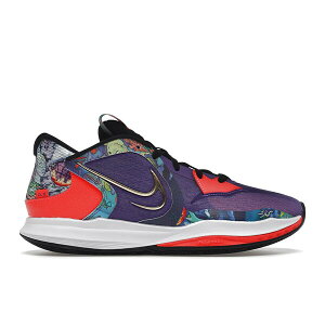 Nike �i�C�L �����Y �X�j�[�J�[ �yNike Kyrie 5 Jewell Loyd Mural�z �T�C�Y US_6(24.0cm) Black/Metallic Gold/Action Grape-Bright Crimson