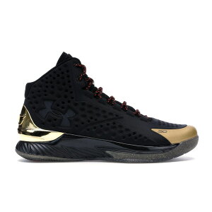 Under Armour �A���_�[�A�[�}�[ �����Y �X�j�[�J�[ �yUnder Armour Curry 1 Shoe Palace 25th Anniversary�z �T�C�Y US_9.5(27.5cm) Black/Gold-Red