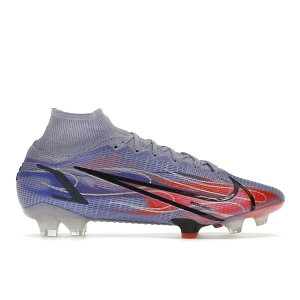 Nike �i�C�L �����Y �X�j�[�J�[ �yNike Mercurial Superfly 8 FG Kylian Mbappe Flames (Clear Sole)�z �T�C�Y US_7.5(25.5cm) Light Thistle/Indigo Burst/Bright Crimson/Metallic Silver