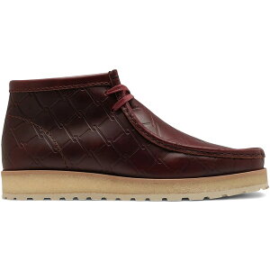 Clarks �N���[�N�X �����Y �X�j�[�J�[ �yClarks Originals Wallabee Scout Starcow The Cage�z �T�C�Y US_10.5(28.5cm) Burgundy
