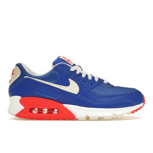 Nike �i�C�L �����Y �X�j�[�J�[ �yNike Air Max 90 Hyper Royal Crimson�z �T�C�Y US_12(30.0cm) Hyper Royal/Bright Crimson/White/Coconut Milk