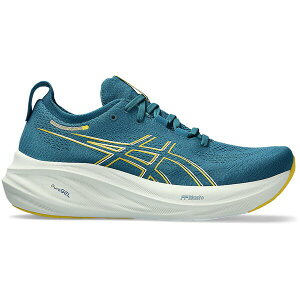 ASICS �A�V�b�N�X �����Y �X�j�[�J�[ �yASICS Gel-Nimbus 26 Evening Teal Light Mustard�z �T�C�Y US_9.5(27.5cm) Evening Teal/Light Mustard