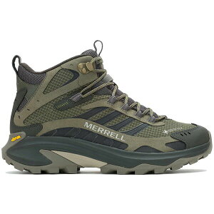 Merrell ������ �����Y �X�j�[�J�[ �yMerrell Moab Speed 2 Mid Gore-Tex Olive�z �T�C�Y US_10.5(28.5cm) Olive
