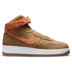 Nike �i�C�L �����Y �X�j�[�J�[ �yNike Air Force 1 High 07 LX Deep Driftwood Brown�z �T�C�Y US_9.5(27.5cm) Dark Driftwood/Hot Curry/White/Habanero Red