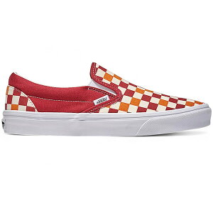 Vans �o���Y �����Y �X�j�[�J�[ �yVans Classic Slip-On Checkerboard Red White�z �T�C�Y US_11(29.0cm) Red/White
