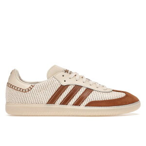 adidas �A�f�B�_�X �����Y �X�j�[�J�[ �yadidas Samba Wales Bonner Cream White�z �T�C�Y US_6.5(24.5cm) Cream White/Brown/Cream White