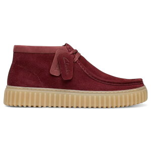 Clarks �N���[�N�X �����Y �X�j�[�J�[ �yClarks Torhill Hi Wine Suede�z �T�C�Y US_9(27.0cm) Wine Suede