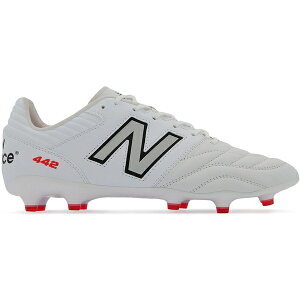 New Balance �j���[�o�����X �����Y �X�j�[�J�[ �yNew Balance 442 Pro FG v2 White Red Black�z �T�C�Y US_6(24.0cm) White/Red/Black
