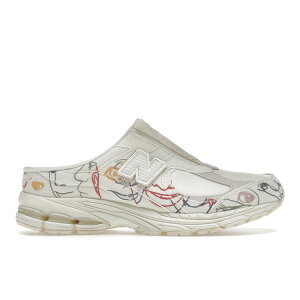 New Balance �j���[�o�����X �����Y �X�j�[�J�[ �yNew Balance 2002R Mule Bryant Giles What Now?�z �T�C�Y US_5(23.0cm) Beige/Moonbeam