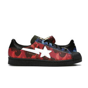adidas �A�f�B�_�X �����Y �X�j�[�J�[ �yadidas Superstar 80s Bape Multi Camo�z �T�C�Y US_9.5(27.5cm) Multicolor/Multicolor
