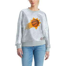トミーヒルフィガー レディース パーカー・スウェットシャツ アウター Phoenix Suns Tommy Jeans Women's Tracy Pullover Sweatshirt Silver