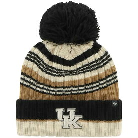 フォーティーセブン レディース 帽子 アクセサリー Kentucky Wildcats '47 Women's Barista Cuffed Knit Hat with Pom Khaki