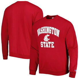 チャンピオン メンズ パーカー・スウェットシャツ アウター Washington State Cougars Champion High Motor Pullover Sweatshirt Crimson