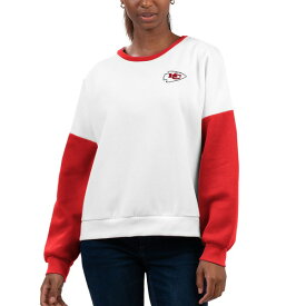 カールバンクス レディース パーカー・スウェットシャツ アウター Kansas City Chiefs GIII 4Her by Carl Banks Women's AGame Pullover Sweatshirt White