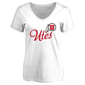ファナティクス レディース Tシャツ トップス Utah Utes Women's Dora TShirt White
