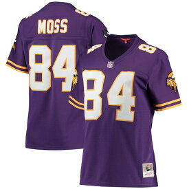 【送料無料】 ミッチェル&ネス レディース ユニフォーム トップス Randy Moss Minnesota Vikings Mitchell & Ness Women's Legacy Replica Team Jersey Purple