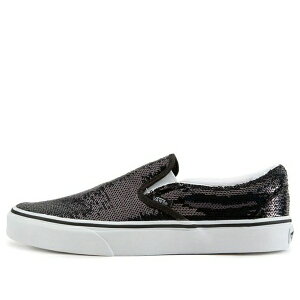 Vans �o���Y �����Y �X�j�[�J�[ �yVans Classic Slip-On 'Micro Sequins - Black' VN0A4U382PC�z �T�C�Y US_M_3.5