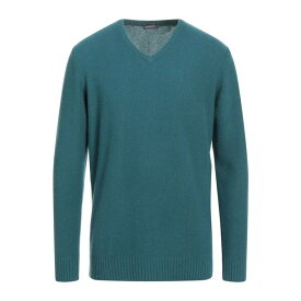 【送料無料】 ロッソピューロ メンズ ニット&セーター アウター Sweaters Deep jade