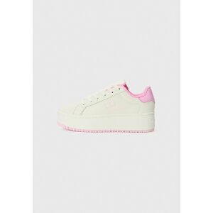 g~[qtBK[ fB[X Xj[J[ V[Y TJW FLATFORM - Trainers - ecru/carnival pink
