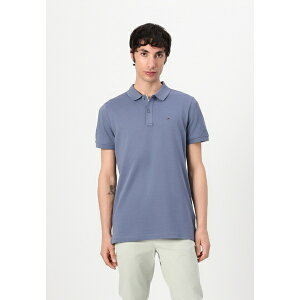 トミーヒルフィガー メンズ サンダル シューズ PLACKET - Polo shirt - blue moment