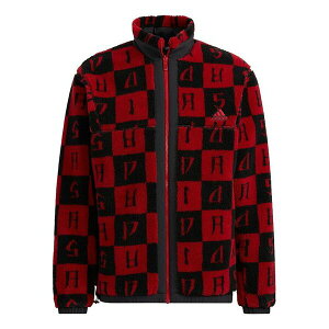 adidas AfB_X Y Xj[J[ yadidas St Aop Boa Jkt Reversible polar fleece Sports Stand Collar Jacket Deep Red H39241z TCY US_M_L