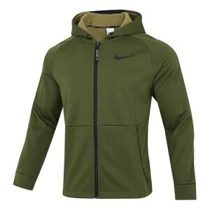 Nike iCL Y Xj[J[ yNike Pro Therma-FIT Fleece Stay Warm Sports Training Hooded Jacket Green DD2125-326z TCY US_M_XL
