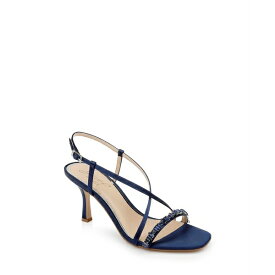 ジュウェルダグレイミシュカ レディース オックスフォード シューズ Women's Alexis Crisscross Strap Evening Sandals Navy Satin