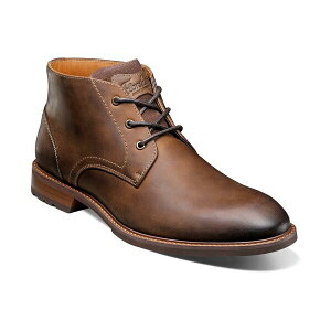 t[VC Y u[c V[Y Men's Lodge 3-Eye Chukka Boots Brown