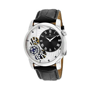 NX`oTg Y rv ANZT[ Men's Sprocket Auto-Quartz Black Dial Watch - CV1541 Black