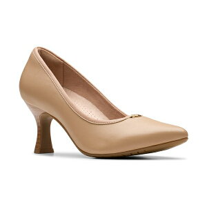 N[NX fB[X Xb|E[t@[ V[Y Women's Kataleyna West Slip On Dress Pumps Beige Leather